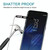 25 PCS For Galaxy S8 Plus / G9550 0.3mm 9H Surface Hardness 3D Curved Silk-screen Full Screen Tempered Glass Screen Protector (Black)