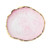 Nail Palettes Resin Agate Pieces Nail Painting Palette Decoration Storage Tray(Pink)
