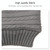 Warm Soft Cotton Knitting Envelope Newborn Baby Sleeping Bag(Dark Grey)