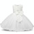 White   Girls Sleeveless Rose Flower Pattern Bow-knot Lace Dress Show Dress, Kid Size: 90cm White   Girls Sleeveless Rose Flower Pattern Bow-knot Lace Dress Show Dress, Kid Size: 90cm