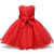 Red Girls Sleeveless Rose Flower Pattern Bow-knot Lace Dress Show Dress, Kid Size: 110cm Red Girls Sleeveless Rose Flower Pattern Bow-knot Lace Dress Show Dress, Kid Size: 110cm