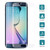 25 PCS For Galaxy S6 Edge 0.3mm 9H Surface Hardness 3D Curved Full Screen Cover Explosion-proof Tempered Glass Film (Transparent)