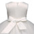 Pink Girls Sleeveless Rose Flower Pattern Bow-knot Lace Dress Show Dress, Kid Size: 120cm