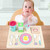 Children Wooden Cutting Fruits and Vegetables Educational Toys Kitchen Pretend Game Cooking Educational Toys(Carrot)