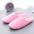 Indoor Striped Soft Bottom Home Non-slip Cotton Slippers, Size:44-45(Pink)