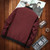 Men Casual Fashion Jacket (Color:Black Size:XXL)