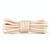 5 Pairs Bold Round Sneakers Casual Shoes Rope, Length:140cm(Beige)