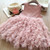 Summer Girls Sleeveless Tutu Lace Dress, Kid Size:140cm(Pink) Summer Girls Sleeveless Tutu Lace Dress, Kid Size:140cm(Pink)