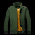 Solid Color Collage Long Sleeve Stand Collar Men Jacket (Color:Green Size:XL)