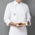 Men and Women Hotel Canteen Cake Baker Kitchen Long Sleeve Work Clothes, Size:XL(White)