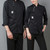 Men and Women Hotel Canteen Cake Baker Kitchen Long Sleeve Work Clothes, Size:XL(White)