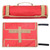 Outdoor Camp Nail Storage Bag Portable Simple Portable Tool Kit Tent Nail Storage Bag(Red)