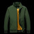Solid Color Collage Long Sleeve Stand Collar Men Jacket (Color:Green Size:L)