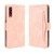 For Galaxy A70s Wallet Style Skin Feel Calf Pattern Leather Case with Separate Card Slot(Pink)