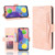 For Galaxy A70s Wallet Style Skin Feel Calf Pattern Leather Case with Separate Card Slot(Pink)