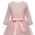 Girls Party Dress Children Clothing Bridesmaid Wedding Flower Girl Princess Dress, Height:170cm(Purple)