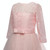 Girls Party Dress Children Clothing Bridesmaid Wedding Flower Girl Princess Dress, Height:150cm(Red)