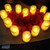 Cylindrical LED Electronic Candle Light Simulation Wedding Candlestick Candle, Size:10x7.5cm with remote control