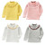 Spring Girls Solid Color Lace Round Neck Bottoming Shirt Children Clothing, Height:110cm(Grey)