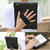 360 Degree Rotation Silicone Protective Cover with Holder and Hand Strap and Long Strap for iPad 5 / iPad Air(Black)