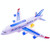 Model Airplane Toys Electric Flash Music Plane Kids Toy DIY Aircraft Gift
