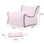 Waterproof Mini Inflatable Baby Seats SofaChair Furniture Bean Bag Seat Cushion(Pink seat)