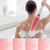 CNaier AE-8381 Household Waterproof Vibration Silicone Electric Massage Bath Body Brush (Pink)