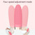 CNaier AE-8381 Household Waterproof Vibration Silicone Electric Massage Bath Body Brush (Pink)