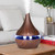 2 PCS 300ml USB Electric Aroma air diffuser wood Ultrasonic air humidifier Essential oil Aromatherapy Cool Mist Maker(White)