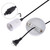 E27 Wire Cap Lamp Holder Chandelier Power Socket with Base & 1.5m Extension Cable, US Plug