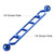 PULUZ 11.0 inch 27.9cm Aluminum Alloy Dual Balls Arm, Ball Diameter: 25mm(Blue)