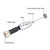 2 PCS Electric Milk Frother Foamer Double Spring Triple Spring Stainless Steel Mixer