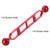 PULUZ 9.0 inch 22.8cm Aluminum Alloy Dual Balls Arm, Ball Diameter: 25mm(Red)