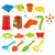 Outdoor Sandy Beach Table Toys Set for Kids(Tree and Square Table)