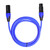 XRL Male to Female Microphone Mixer Audio Cable, Length: 3m (Blue)