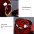 Kiln Transmutation Ceramic Mini Tea Pot Storage Moisture-proof Can Sealed Tea Tank (Red)