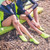 Yoogan 2 Pairs Unisex Outdoor Non-Slip Beach Socks for Swimming Diving Snorkeling, Shoe Size:XL39-41(Orange)