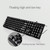 Chasing Leopard Q17 104 Keys USB Wired Suspension Gaming Office Keyboard + Wired Symmetrical Mouse Set, Keyboard Cable Length: 1.4m, Mouse Cable Length: 1.3m(White)