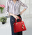 Fashion Women Tassel PU Leather Embroidery Crossbody Bag Shoulder Bag Simple Style Hand Bags(gray)
