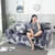 Sofa Covers all-inclusive Slip-resistant Sectional Elastic Full Couch Cover Sofa Cover and Pillow Case, Specification:Four Seat + 2 pcs Pillow Case(Owl)