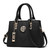 Embroidery Messenger Bags Women Leather Handbags  Bags for Women Hand Bag(Gray)