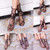 3 Pairs Lace Socks Fishnet Embroidered High Fish Women Net Socks Ankle Short Socks Ruffle Sexy(Lattice)