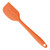 2 PCS Kitchen Silicone Cream Cake Spatula Mixing Scraper Brush Butter Mixer Brushes Baking Tool Kitchenware(Orange)