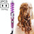 2 PCS Hair Styling Tool Hair Curler Roller Spiral Curling Iron(Purple)