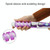 2 PCS Hair Styling Tool Hair Curler Roller Spiral Curling Iron(Purple)