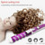 2 PCS Hair Styling Tool Hair Curler Roller Spiral Curling Iron(Purple)