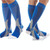 3 Pairs Compression Socks Outdoor Sports Men Women Calf Shin Leg Running, Size:XXL(White)