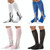 3 Pairs Compression Socks Outdoor Sports Men Women Calf Shin Leg Running, Size:XXL(White)