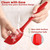 2 PCS Kitchen Silicone Cream Cake Spatula Mixing Scraper Brush Butter Mixer Brushes Baking Tool Kitchenware(Purple)