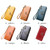 Vintage Button Phone Purses Women Wallets Female Purse Leather Brand Retro Ladies Long Zipper Woman Wallet Card Clutch(Short orange)
